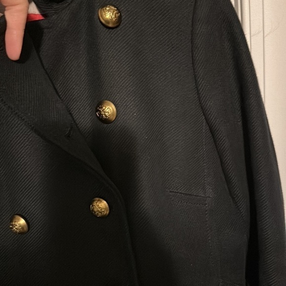 Banana Republic Classic Navy Pea Coat NWOT - Picture 7 of 12